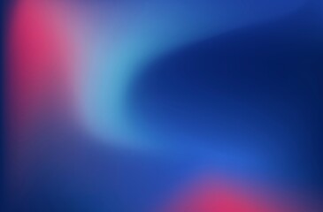 Naklejka premium Deep royal blue abstract background template with colorful magenta lighting aura and copy space for corporate technology, gaming, and creative branding layouts - 1