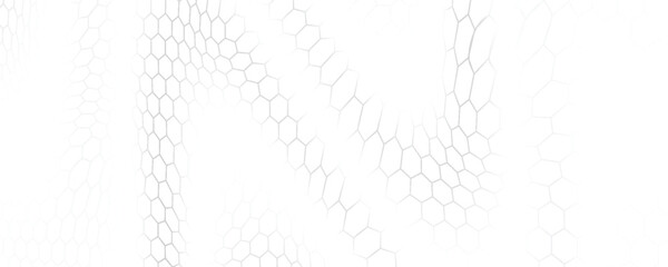 Hexagon net pattern vector background. Hexagonal seamless grid texture © albaihaki