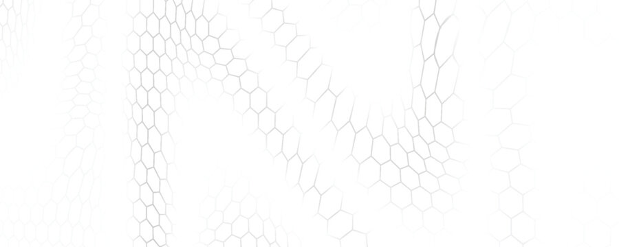Hexagon net pattern vector background. Hexagonal seamless grid texture