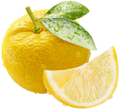 Kochi Yuzu orange isolated on white background With work path, Yellow Yuzu Orange fruit isolated on white background PNG File.