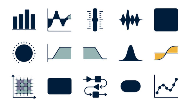 Collection of Data Science and Machine Learning Icons
