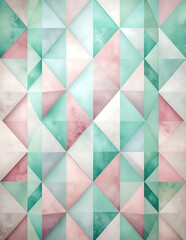 Geometric Pastel Abstract Background Design