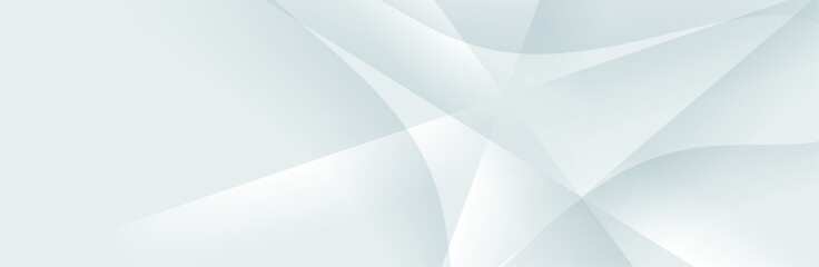 Obraz premium Light blue gray abstract background with complex overlapping curved shapes and soft white layered gradient, perfect for creative agency portfolio, luxury brand identity and premium design