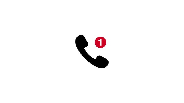Default Call SIM Indicator Icon Loop Animation