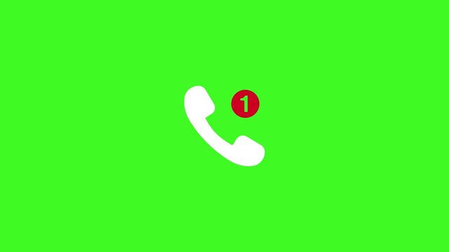 Default Call SIM Indicator Icon Loop Animation