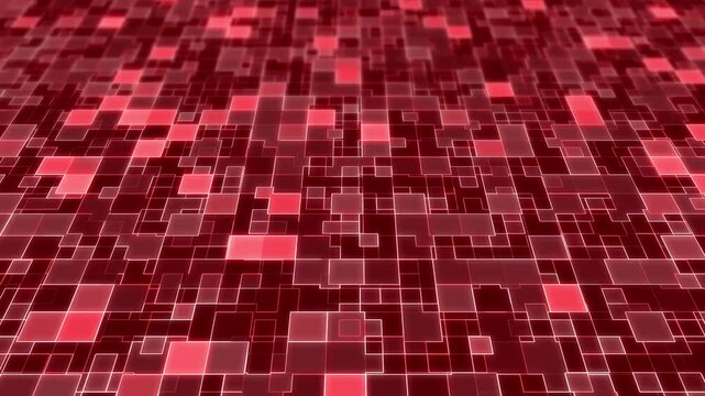 流れるサイバーな背景,赤