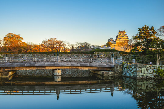 himeji castle, aka White Egret Castle or White Heron Castle, in hyogo, japan