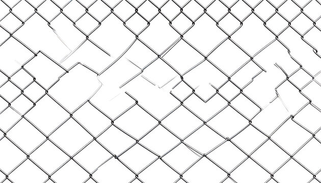 Abstract grunge texture of a diamond pattern, distressed overlay with rough edges and scattered marks on a white background