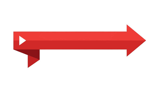 Red arrow banner