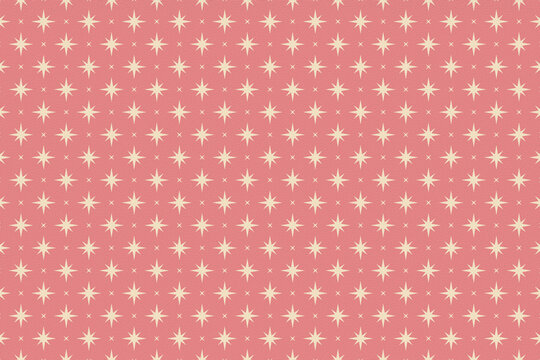 pink and white star pattern, retro celestial background, vintage stars wallpaper, scrapbook paper texture