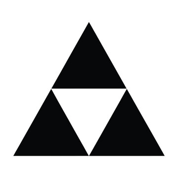 Triforce symbol logo icon gaming Zelda