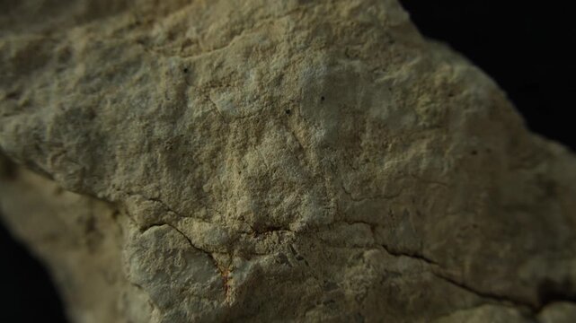 Slow camera movement across rugged stone texture