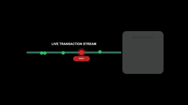 Ideal for financial platforms, stock market reports, or fintech presentations showing realtime transaction updates with urgency and a modern touch.
