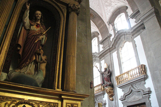 st nicolas church in porto in portugal 