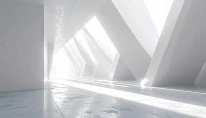 Naklejka premium interior of a modern building