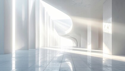 Naklejka premium interior of a modern building