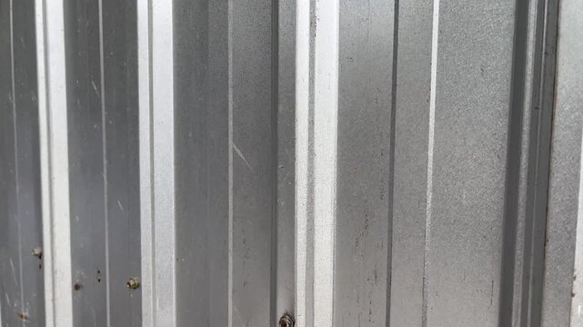 Corrugated Galvalume Metal Wall Panel Texture