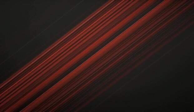 Glowing crimson streaks move smoothly across the frame in continuous motion, creating a sense of speed, energy, and precision