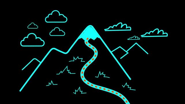 Strategic planning session focused on achieving business goals with emphasis on success measurement and team collaboration to optimize performance and growth potential.4k motion graphics video