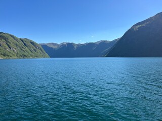 Obraz premium Sognefjord (King of the Fjords) in Norway, Nordic Countries