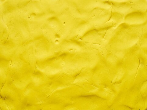 Yellow Modeling Clay Texture Background