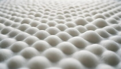 Abstract white textured surface with repeating rounded bumps and soft lighting