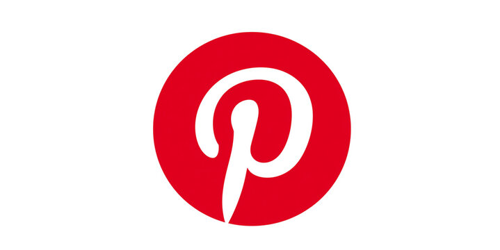 Pinterest red logo icon for social media technology editorial.