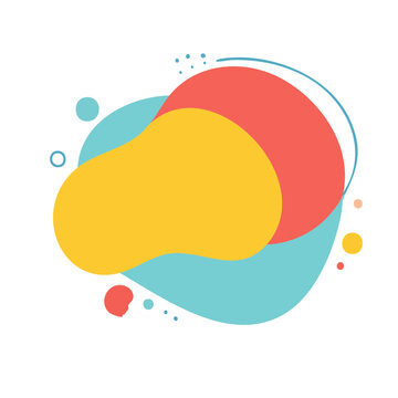 Flat color wheel gradient circle vector