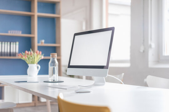 Workplace in a loft