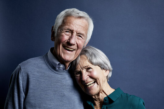 Portrait of happy senior couple