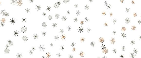 Delicate snowflake pattern for festive winter backgrounds and holiday greetings. © vegefox.com