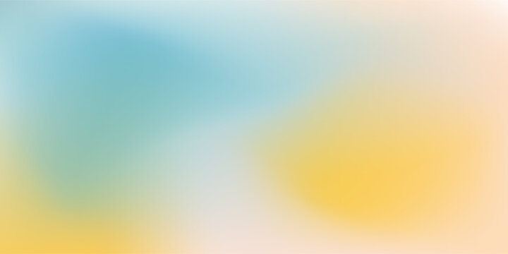 Blurred color gradient background, abstract turquoise blue yellow grain gradation texture, vector soft khaki texture abstract background