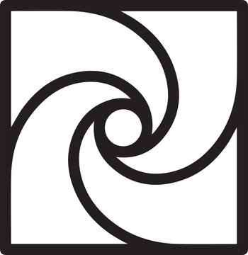Golden Ratio Spiral Vector Icon Perfect Proportions for Designers, Architects, Artists  Mathematicians &ndash; Visualize Fibonacci Sequence, Harmonic Balance, Aesthetic Composition, Branding