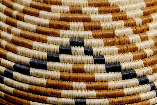 Handwoven Basket Texture Detail