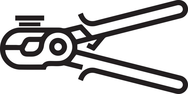Professional Rebar Tying Tool Vector Icon for Construction Engineering, Civil Design, Reinforcement Work, Structural Projects, Building Plans, Architectural Blueprints, Concrete