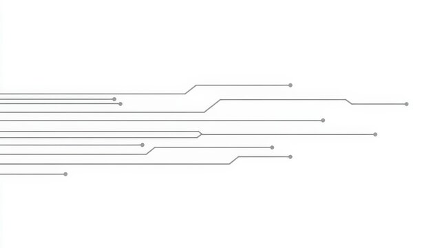Abstract digital circuit board lines concept background illustration design with minimalist technical connectivity graphics.