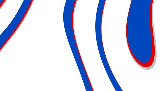 Abstract Blue and Red Line Art Pattern for Design Backgrounds.