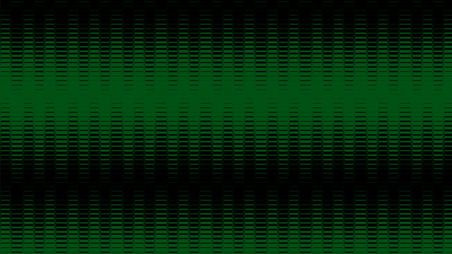 Abstract digital green and black pixel grid pattern design