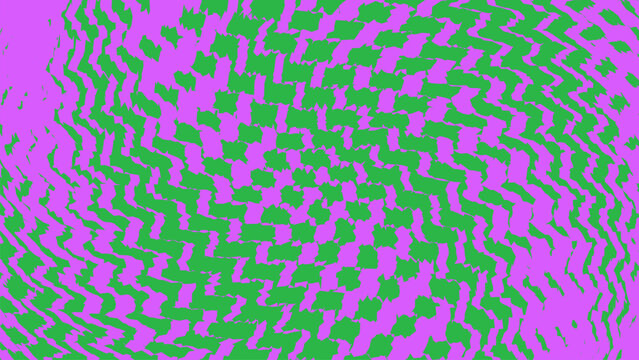 Abstract digital pattern with green and pink pixels
