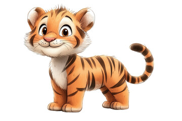 Obraz premium Cute Watercolor Tige