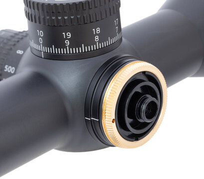 Return to zero dial on a rifle scope