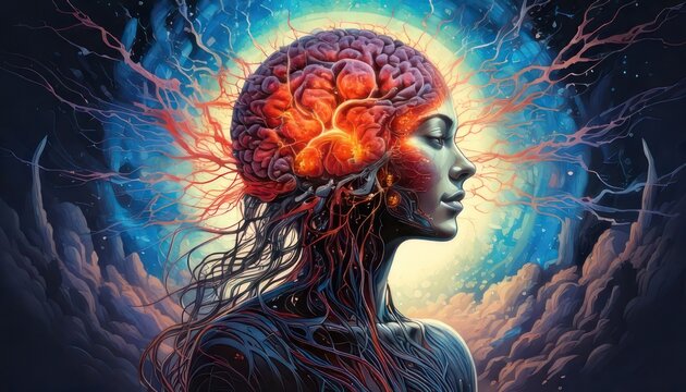 Psychedelic Mindscape - A Journey into the Depths of Consciousness.