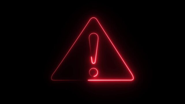 A digital graphic frequently used to represent warning or alert messages.