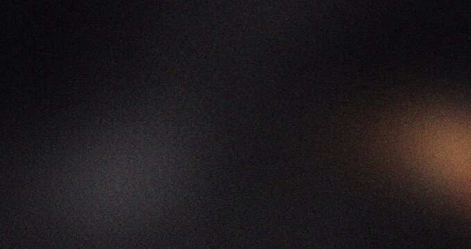 Dark abstract background with a subtle warm light glow on right side, textured noise effect, moody and atmospheric design element.
