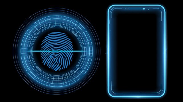 Digital Fingerprint Scan and Smartphone Interface