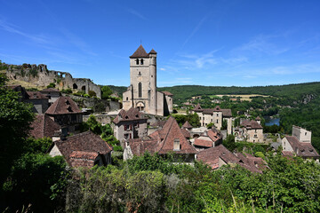 Fototapeta premium Saint Cirq Lapopoie, Autoire et Rocamadour dans le département du LOT