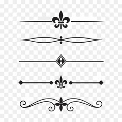 Elegant divider collection for luxury certificate. © Samantha44