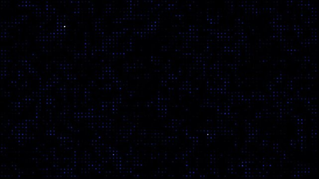 Abstract digital background with blue glowing dots pattern on black, futuristic technology concept, data visualization, network connection, wallpaper