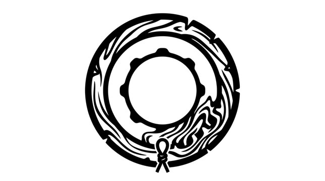 Venus Symbol in Circular Design.