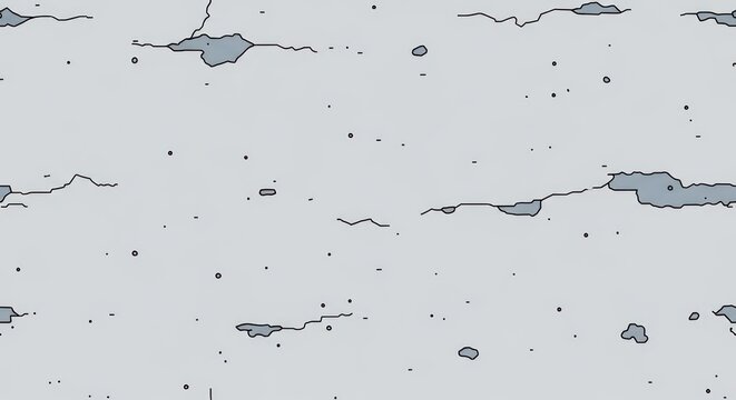 Gray surface with cracks and spots.
